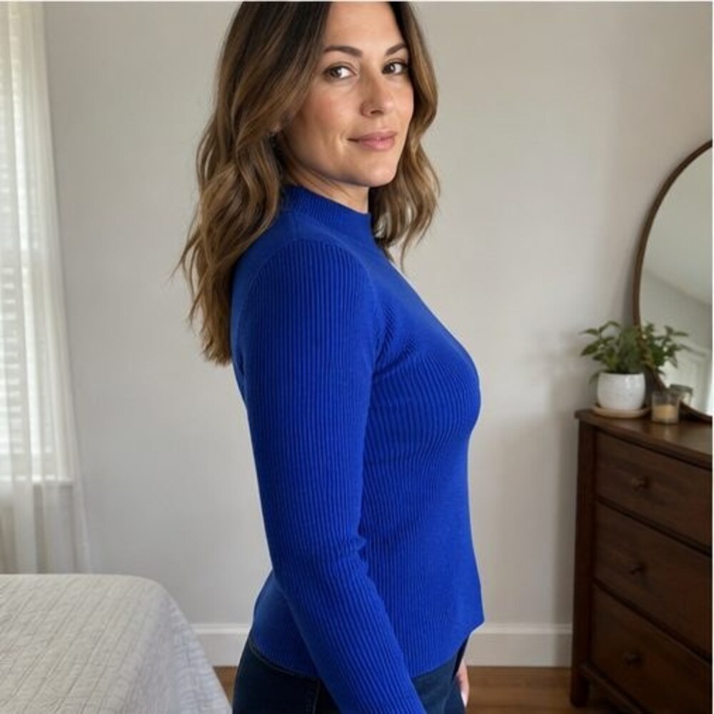 Sage Ruffle Blouse - Picture 3 of 6